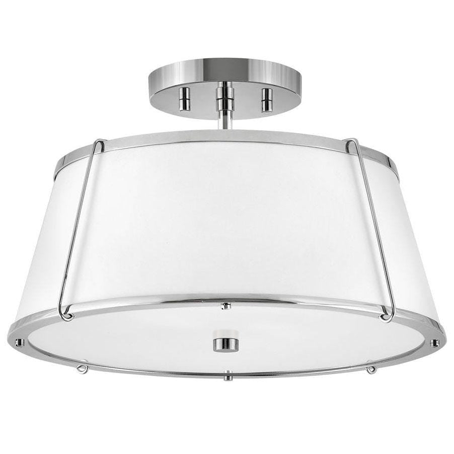 Hinkley Lighting Clarke Medium Semi-Flush Mount Lighting hinkley-4893PN 00640665489347