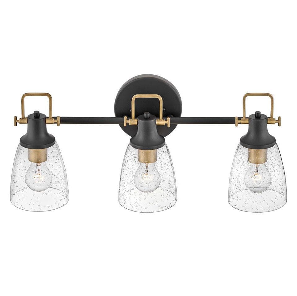 Hinkley Lighting Easton Three Light Vanity Lighting hinkley-51273BK 00640665512779