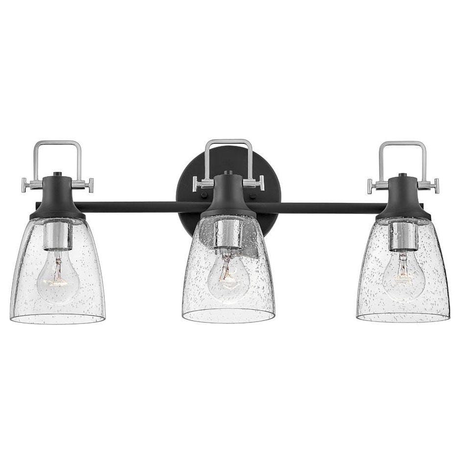 Hinkley Lighting Easton Three Light Vanity Lighting hinkley-51273BK-CM 00640665512786