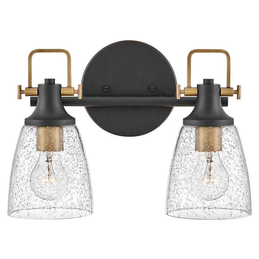 Hinkley Lighting Easton Two Light Vanity Lighting hinkley-51272BK 00640665512755