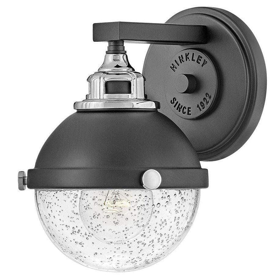 Hinkley Lighting Fletcher Single Light Vanity Sconce Lighting hinkley-5170BK-CM 00640665517033