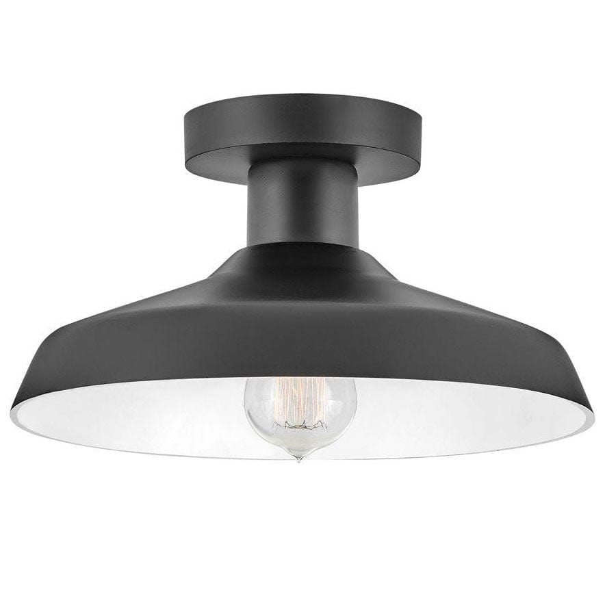 Hinkley Lighting Forge Outdoor Flush Mount Lighting hinkley-12072BK 640665120776