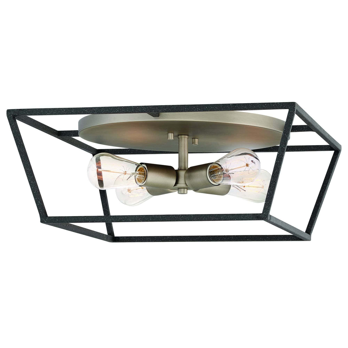 Hinkley Lighting Fulton Flush Mount - Aged Zinc Lighting hinkley-3331DZ 00640665333114