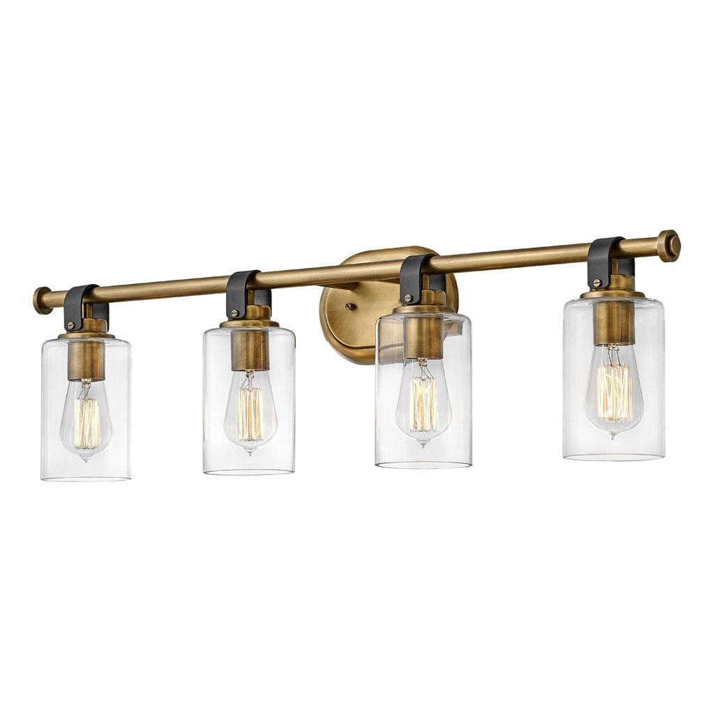 Hinkley Lighting Halstead Four Light Vanity Light Lighting hinkley-52884HB 640665528879