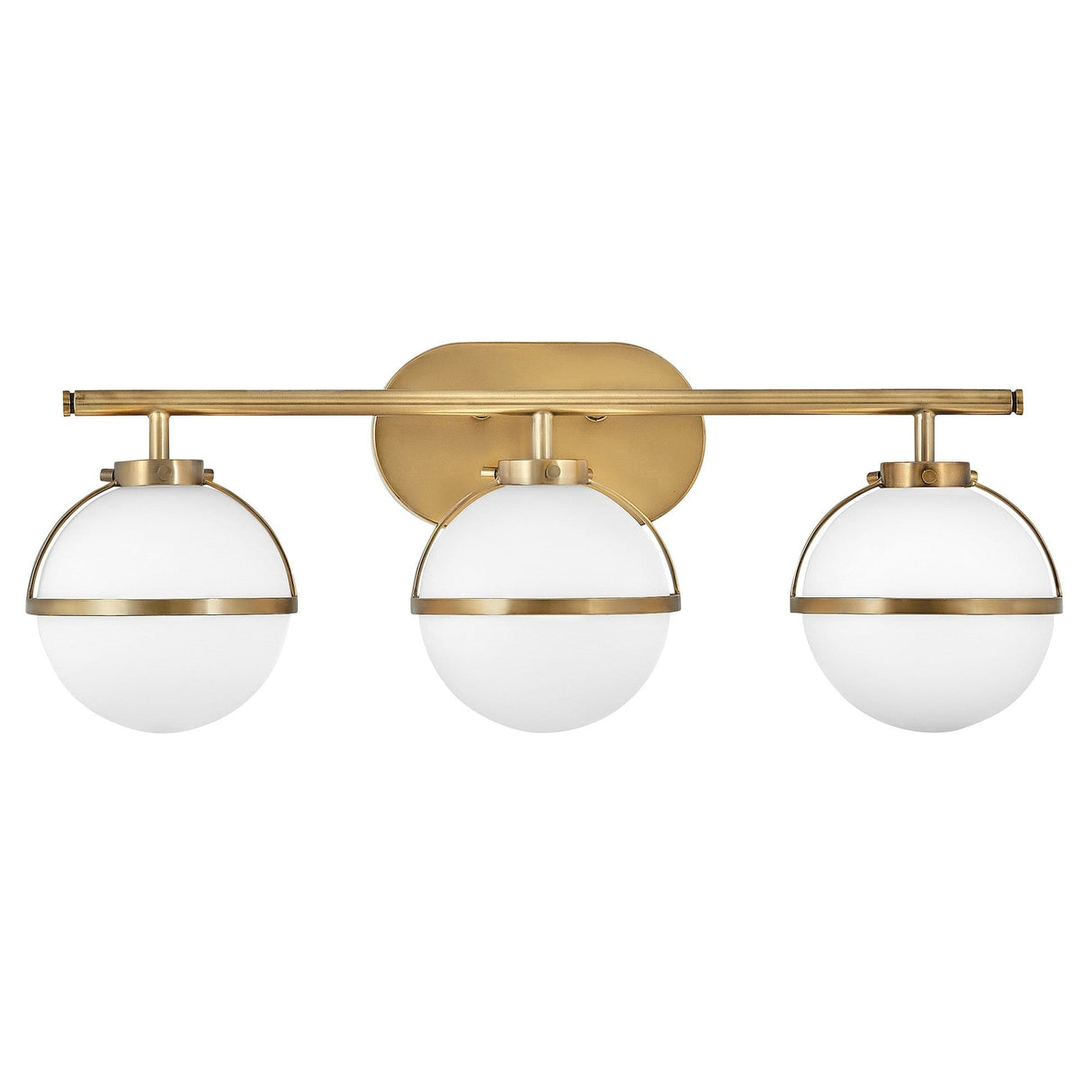 Hinkley Lighting Hollis 3-Light Vanity Sconce - Heritage Brass Lighting hinkley-5663HB-LL 00640665566338
