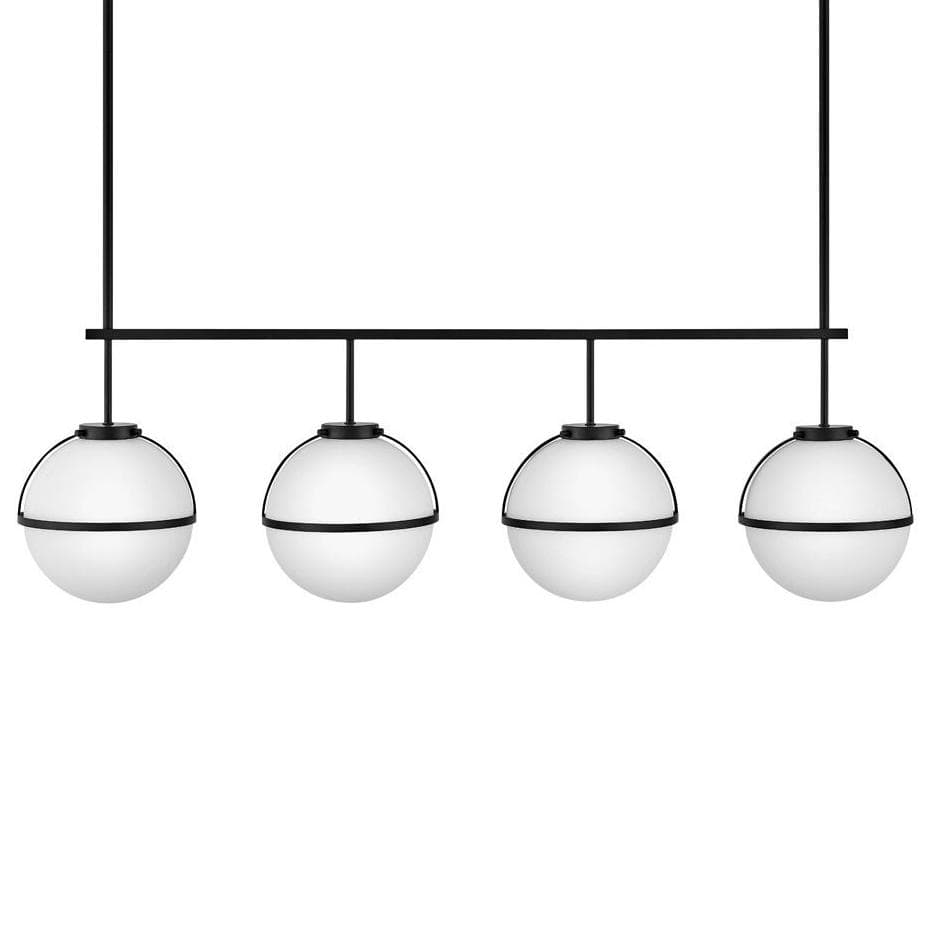 Hinkley Lighting Hollis 4 Light Light Linear Chandelier Lighting hinkley-39675BK 640665396720