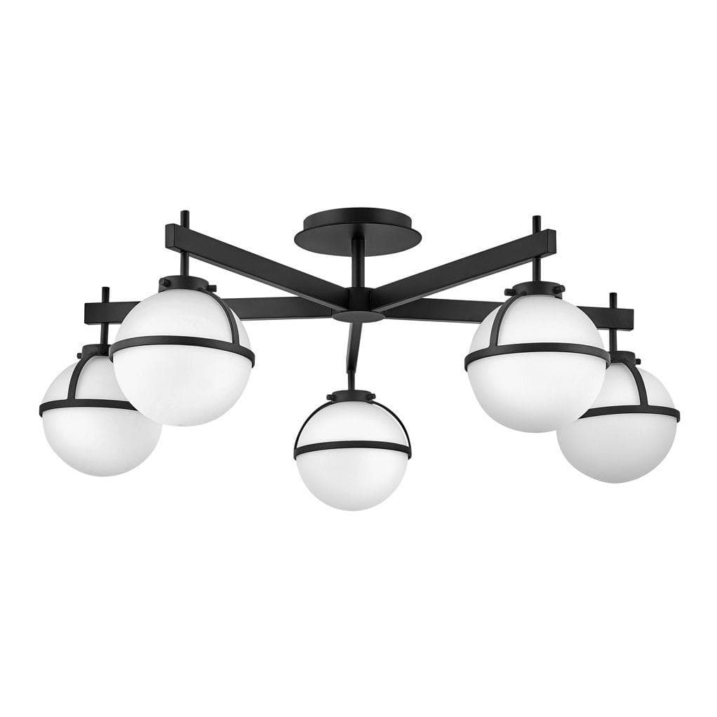 Hinkley Lighting Hollis Extra Large Semi-Flush Mount Lighting hinkley-39674BK 640665396706