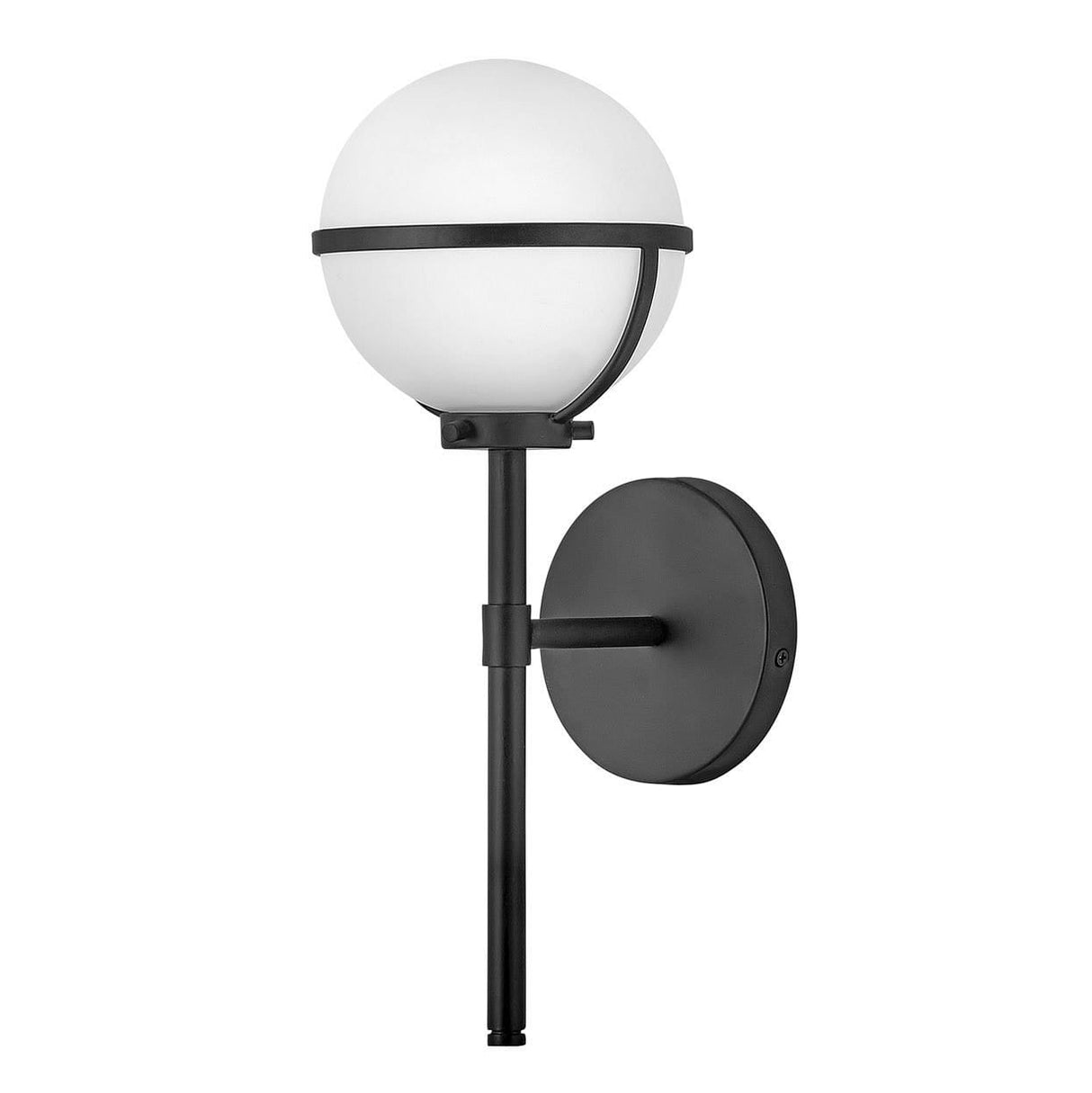 Hinkley Lighting Hollis Single Light Vanity Lighting hinkley-5660BK-LL 640665566000