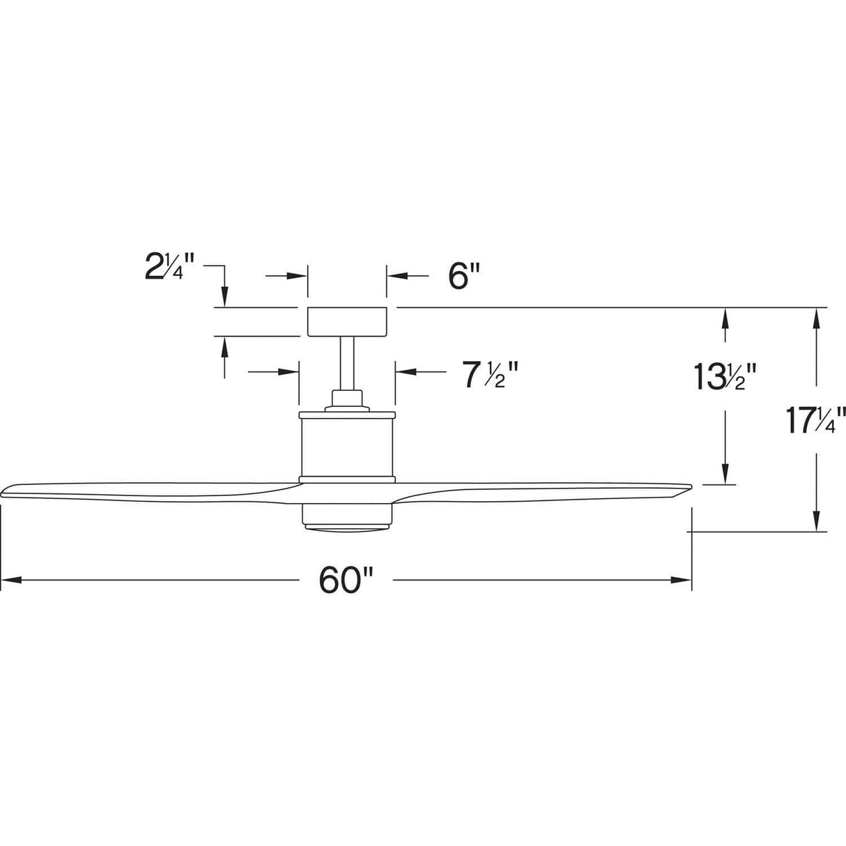 Hinkley Lighting Hover Fan - Brushed Nickel Lighting