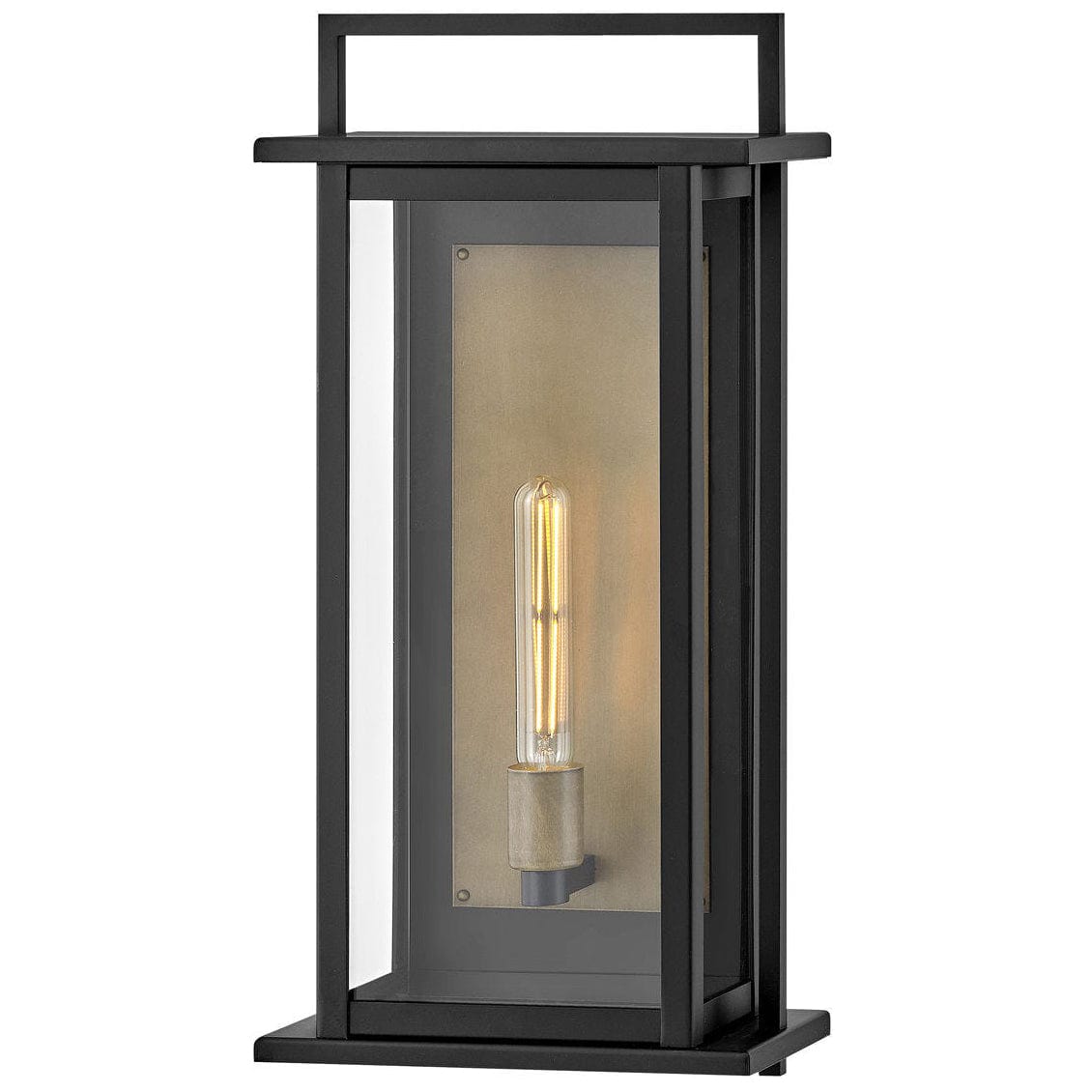 Hinkley Lighting Langston Outdoor Wall Mount Lantern Lighting hinkley-24025BK 640665240221