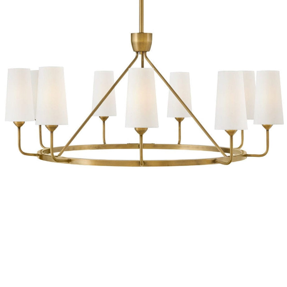 Hinkley Lighting Lewis Single Tier Chandelier Lighting hinkley-4466BK