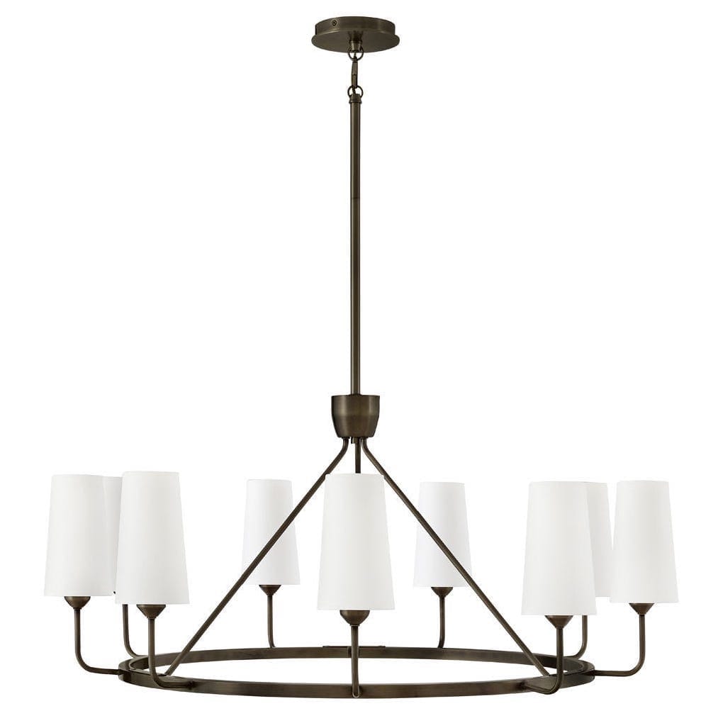 Hinkley Lighting Lewis Single Tier Chandelier Lighting hinkley-4466BK