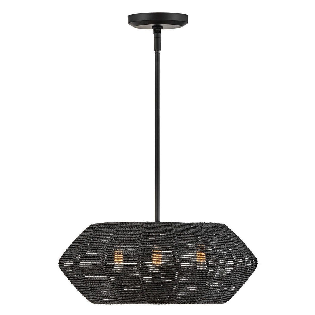 Hinkley Lighting Luca Pendant Lighting hinkley-40384BLK 00640665403800