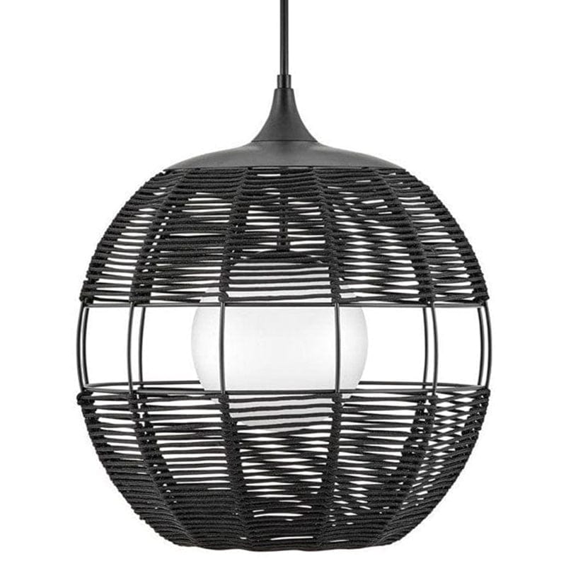 Hinkley Lighting Maddox Orb Outdoor Pendant Lighting hinkley-MADDOX 19675BK 640665196702