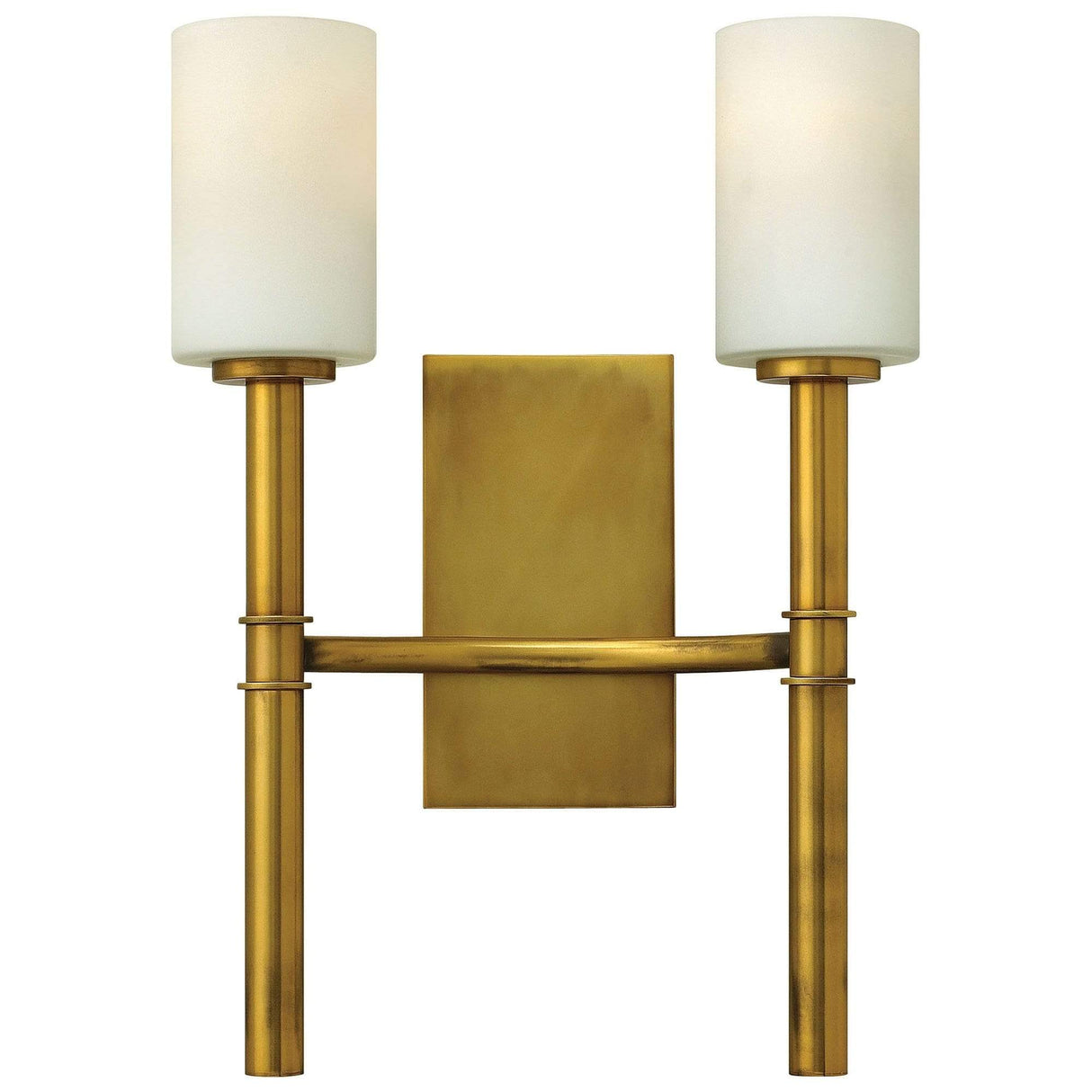 Hinkley Lighting Margeaux Double Sconce - Vintage Brass Lighting hinkley-3582VS 00640665358209