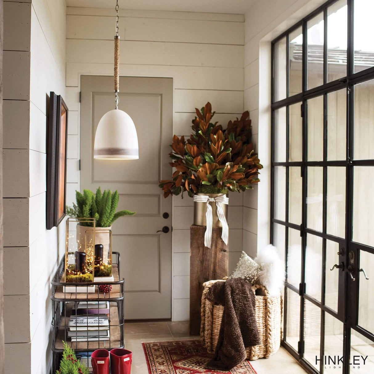 Hinkley Lighting Nash Pendant - Antique Nickel Lighting