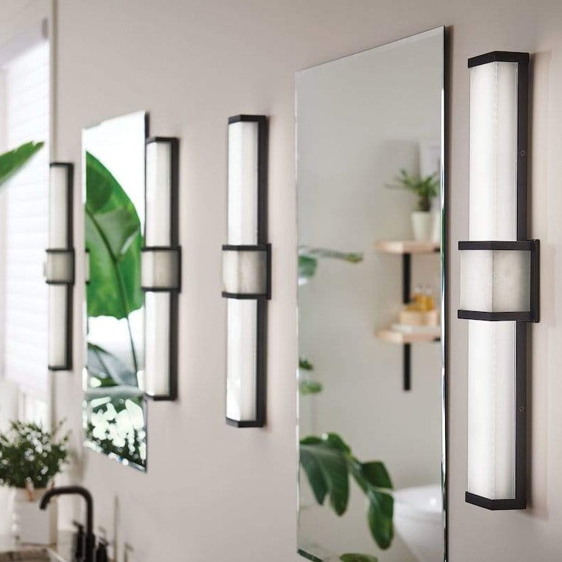 Hinkley Lighting Pietra Vanity Sconce Lighting hinkley-51582BK 00640665515800