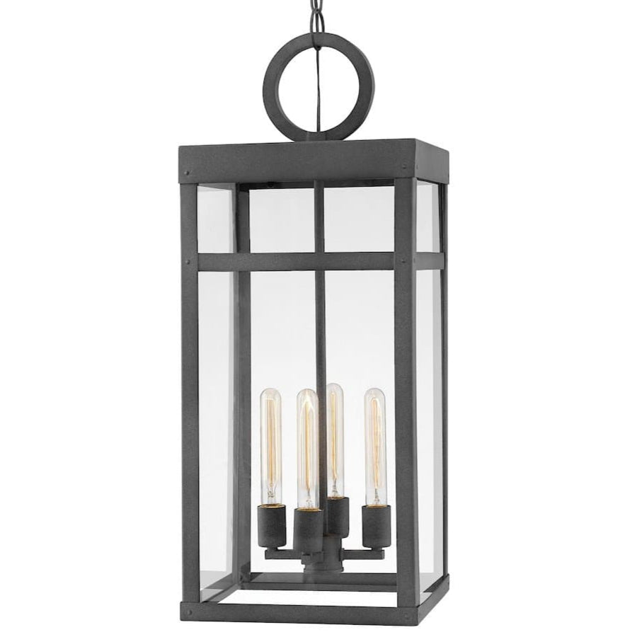 Hinkley Lighting Porter Hanging Lantern - Aged Zinc Lighting