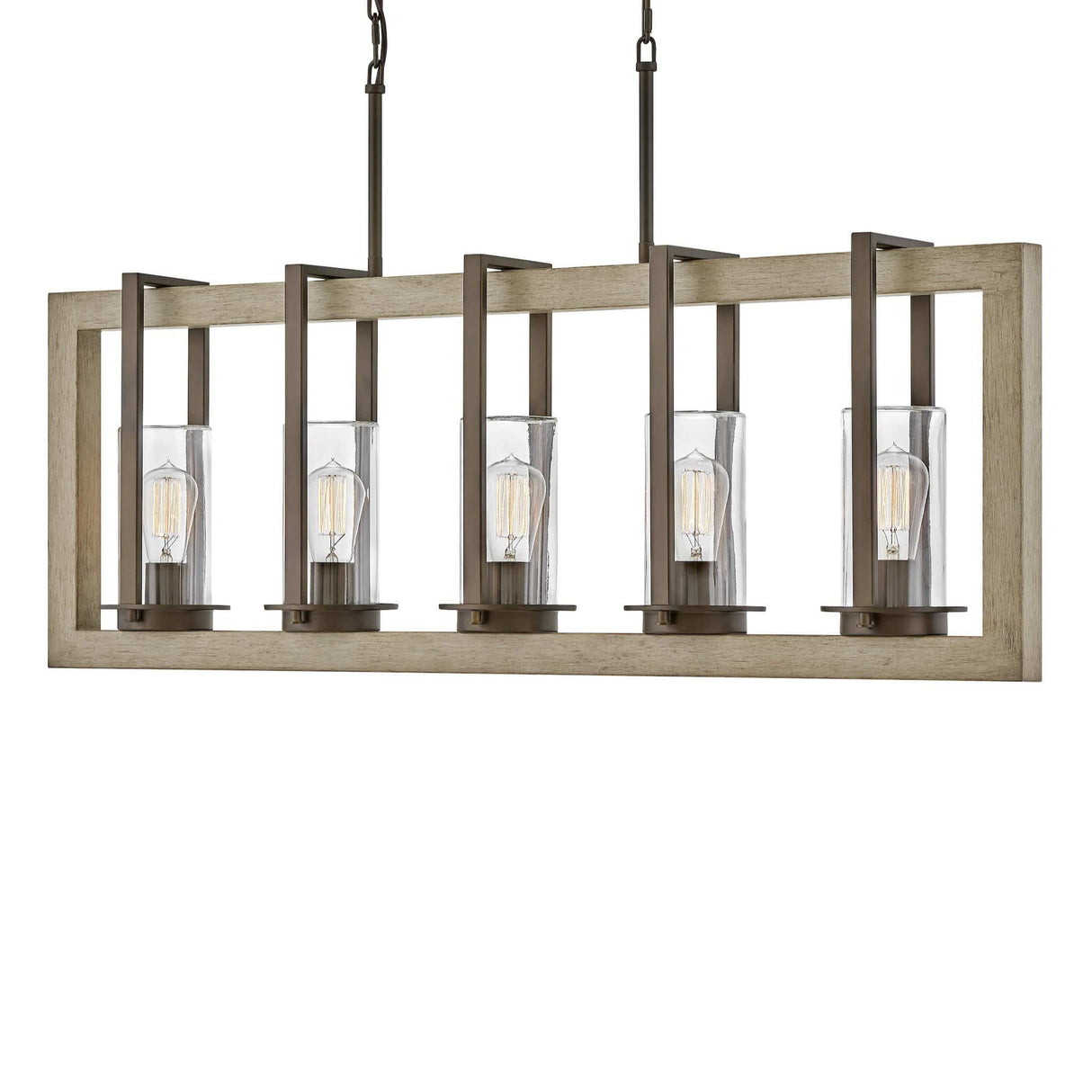 Hinkley Lighting Riverwood Outdoor Linear Chandelier Lighting hinkley-20035WB