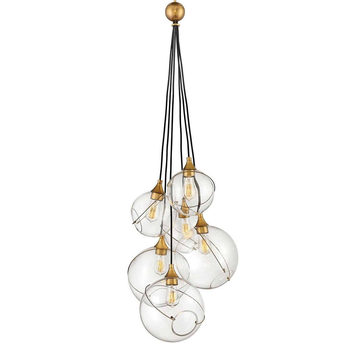 Hinkley Lighting Skye Cluster Pendant Lighting hinkley-30306HBR 640665006841