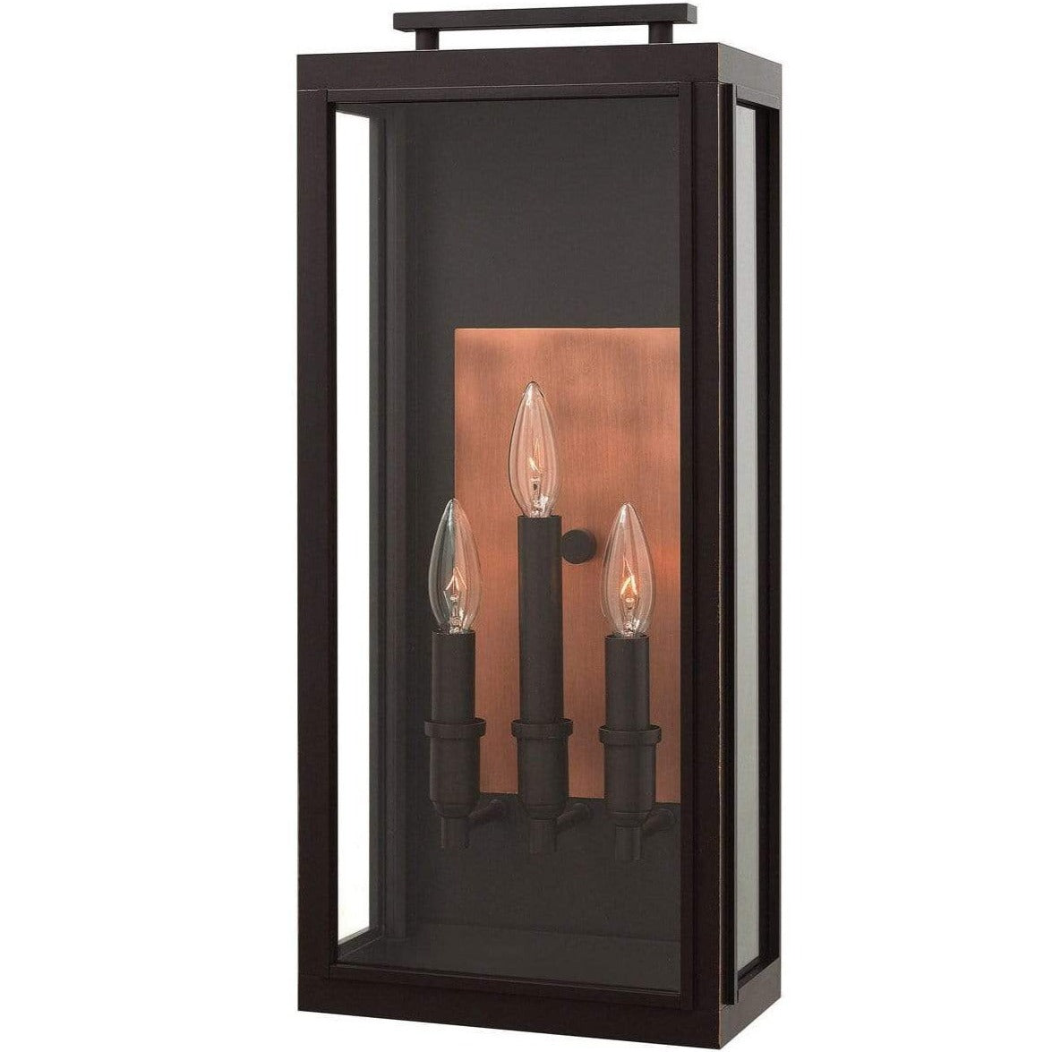 Hinkley Lighting Sutcliffe Outdoor 3 Light Wall Sconce Lighting hinkley-2915OZ-LL 00640665291537