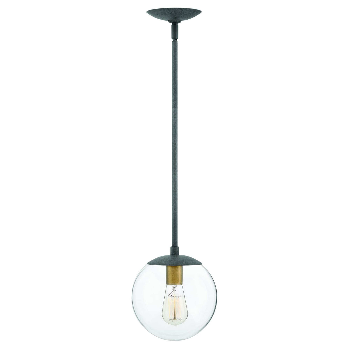 Hinkley Lighting Warby Pendant - Aged Zinc Lighting hinkley-3747DZ 00640665374704