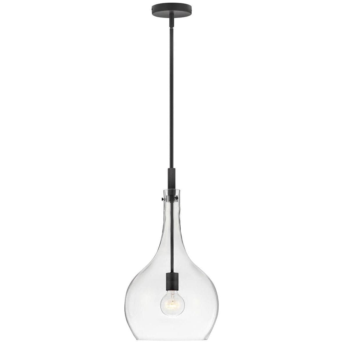 Hinkley Lighting Ziggy Pendant Lighting hinkley-4457BK-CL 640665445770