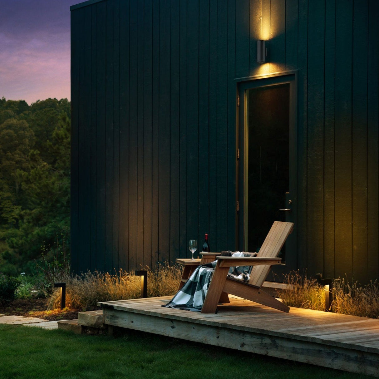 Hinkley Silo Small Up/Down Light Wall Mount Lantern Lighting