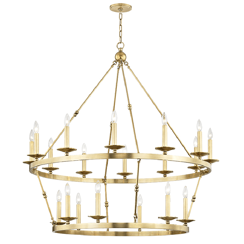 Hudson Valley Allendale Chandelier Lighting hudson-valley-3247-AGB 00806134852528
