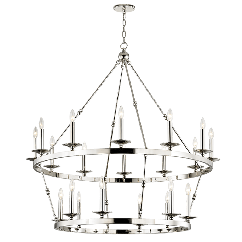 Hudson Valley Allendale Chandelier Lighting hudson-valley-3247-PN 00806134852542
