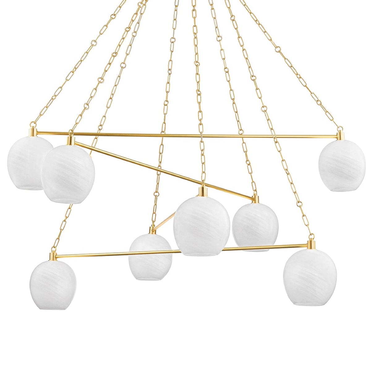 Hudson Valley Asbury Chandelier Lighting hudson-valley-4846-AGB