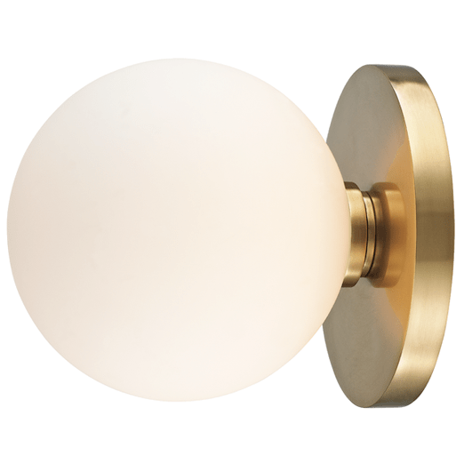 Hudson Valley Baird 1 Light Wall Sconce Lighting hudson-valley-9081-AGB 00806134782856