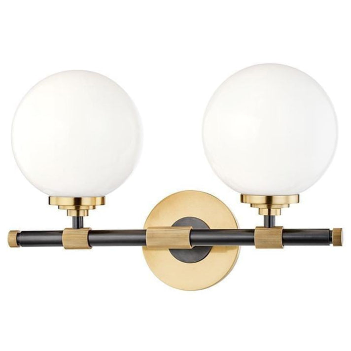 Hudson Valley Bowery 2 Light Vanity Sconce Lighting hudson-valley-3702-AOB 00806134883133