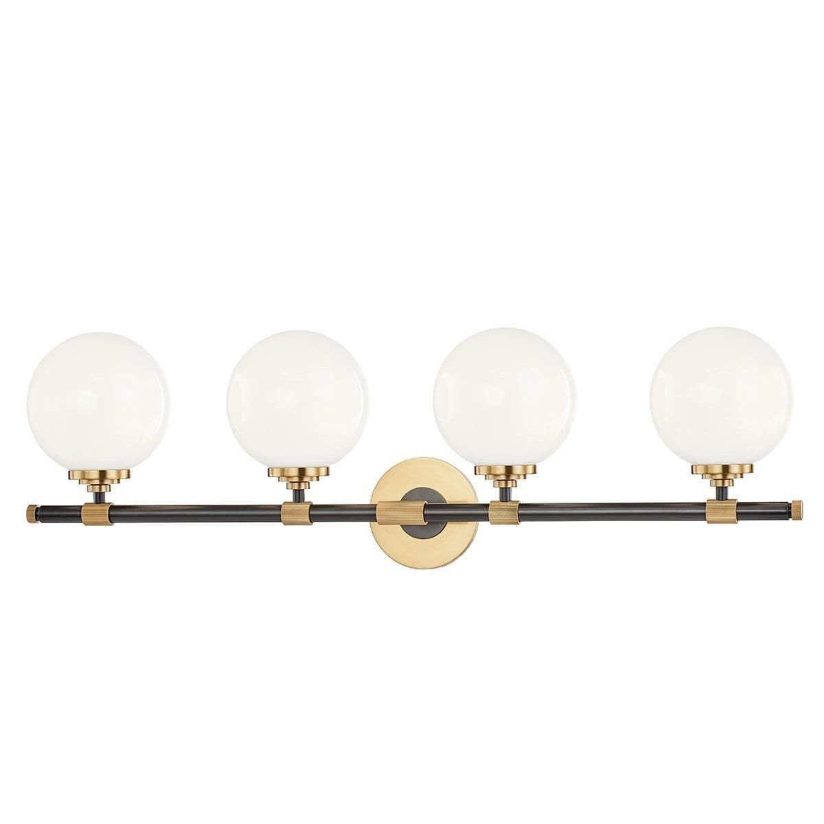 Hudson Valley Bowery 4 Light Vanity Sconce Lighting hudson-valley-3704-AOB 00806134883119