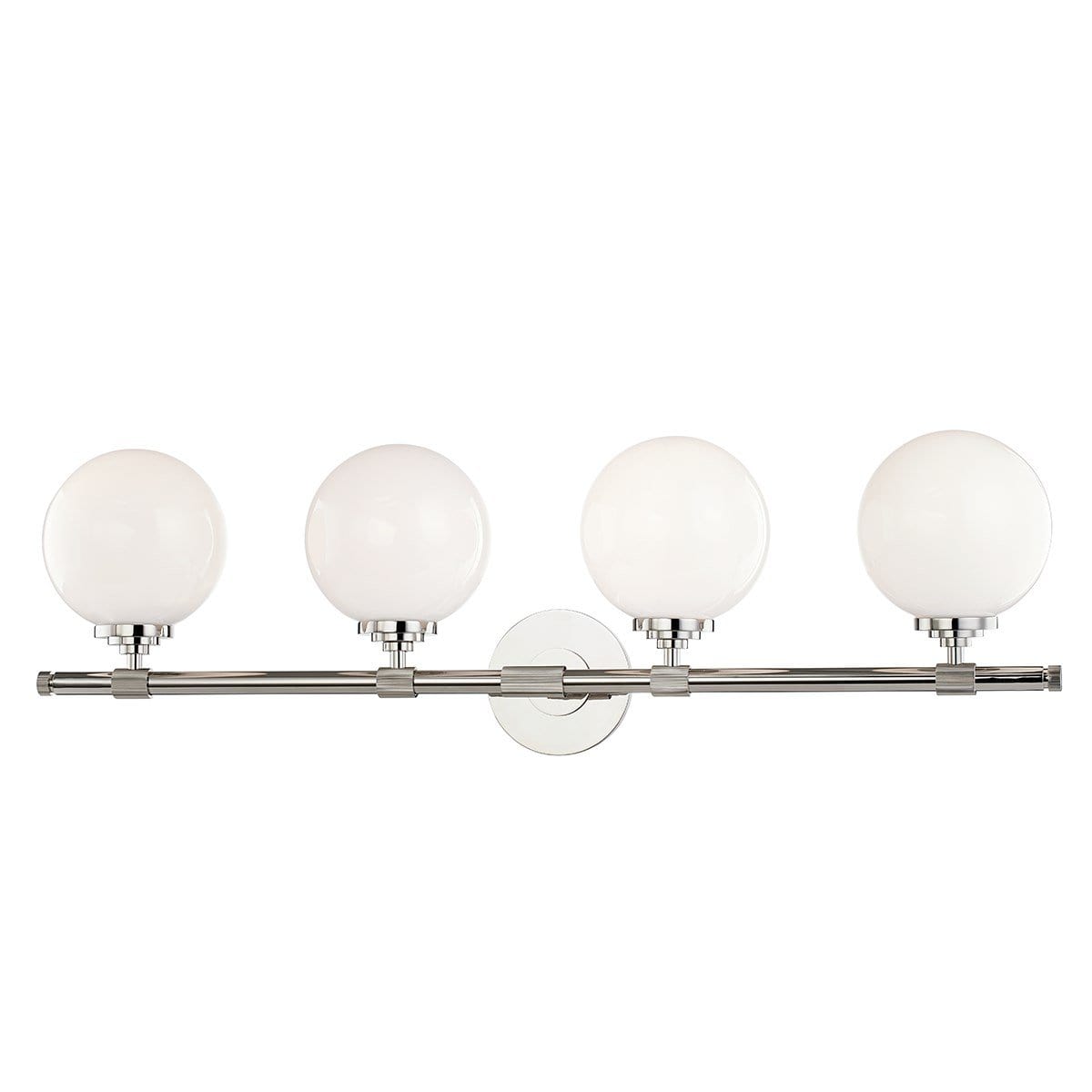 Hudson Valley Bowery 4 Light Vanity Sconce - Polished Nickel Lighting hudson-valley-3704-PN 00806134883102