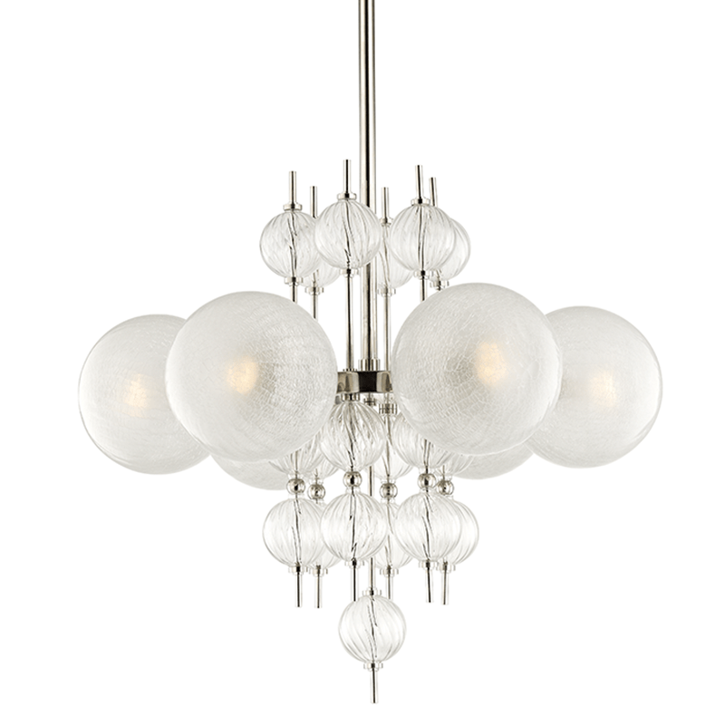 Hudson Valley Calypso Chandelier - Polished Nickel Lighting hudson-valley-6427-PN 00806134853501