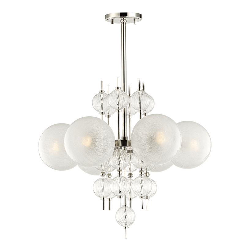 Hudson Valley Calypso Chandelier - Polished Nickel Lighting hudson-valley-6427-PN 00806134853501