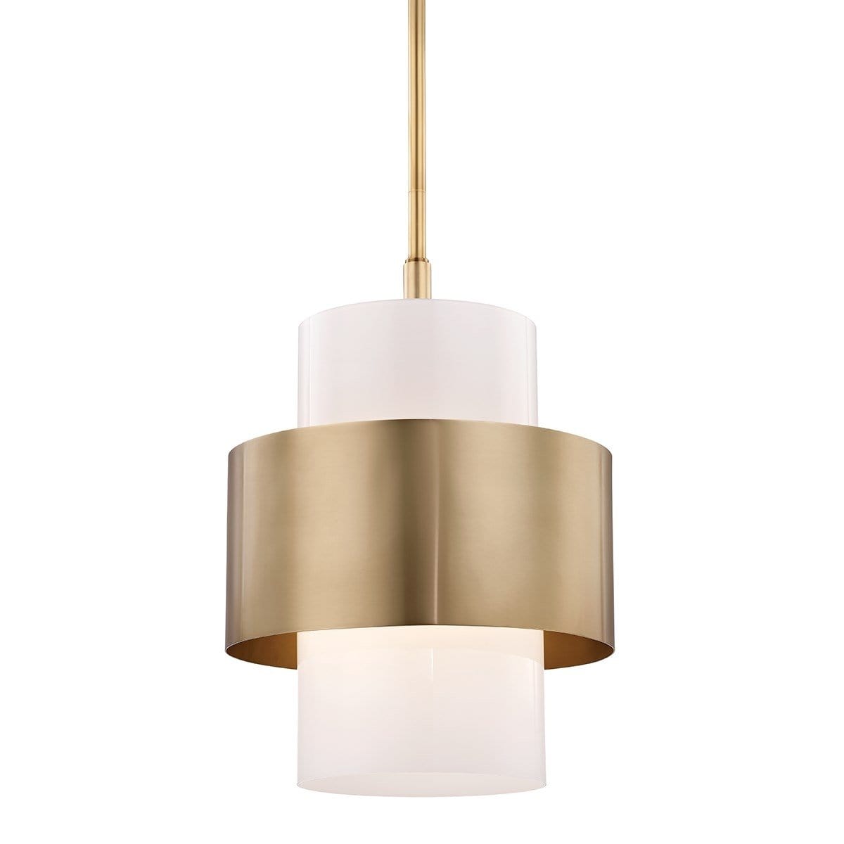 Hudson Valley Corinth Pendant - Aged Brass Lighting