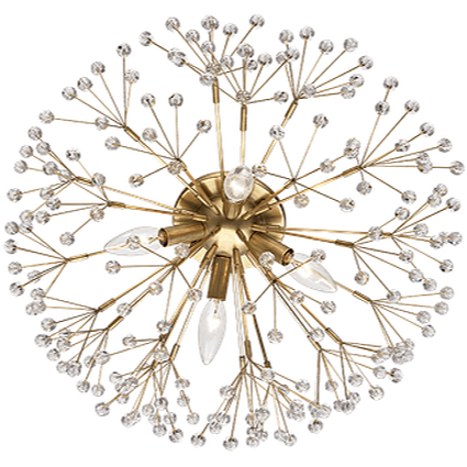 Hudson Valley Dunkirk Ceiling Mount - Brass Lighting hudson-valley-Dunkirk-Ceiling-Brass