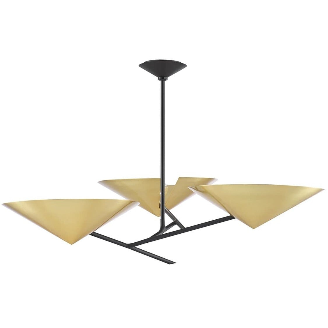 Hudson Valley Equilibrium Chandelier - Aged Brass/Black Lighting hudson-valley-9740-AGB/BK 806134897802