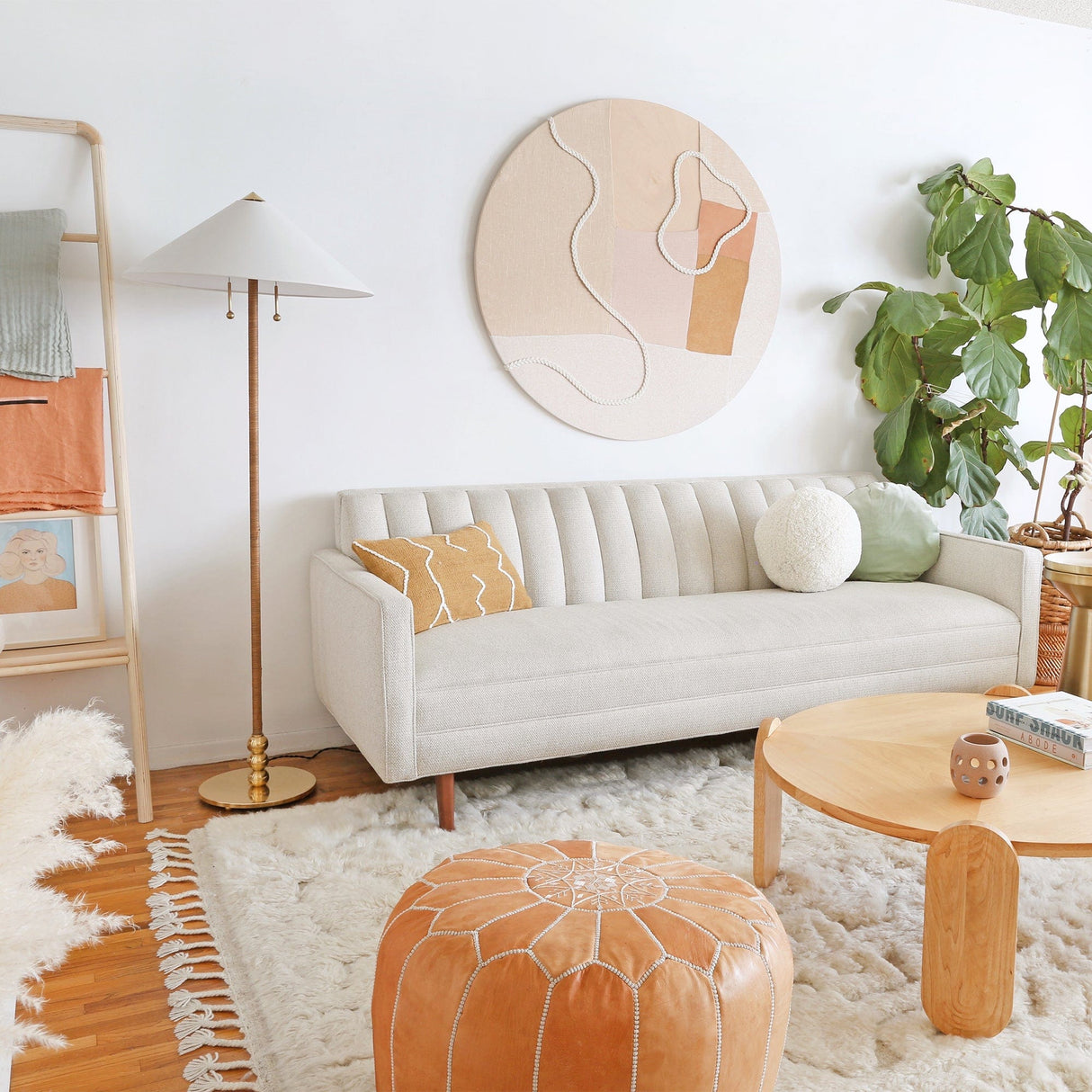 Hudson Valley Flare Floor Lamp - Aged Brass Lighting hudson-valley-L1399-AGB 806134896188