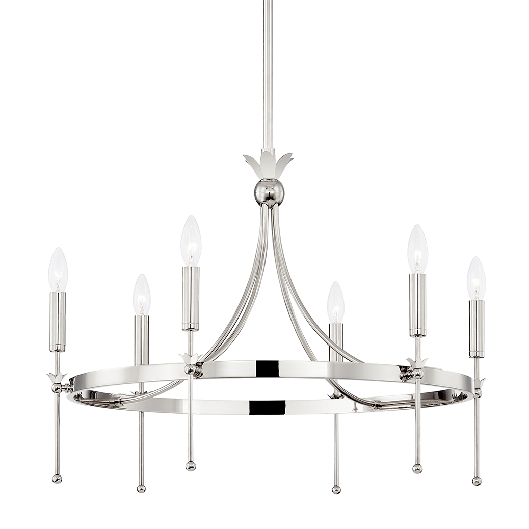 Hudson Valley Gates Chandelier Lighting hudson-valley-4327-PN