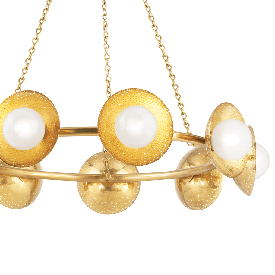 Hudson Valley Glimmer Chandelier Lighting hudson-valley-5359-AGB