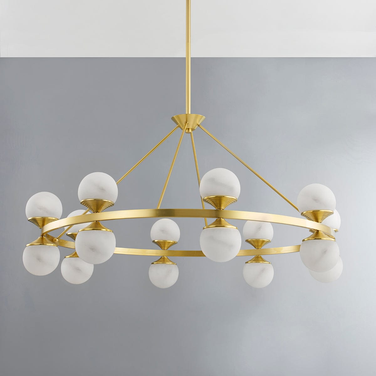 Hudson Valley Grafton Chandelier Lighting hudson-valley-5359-AGB