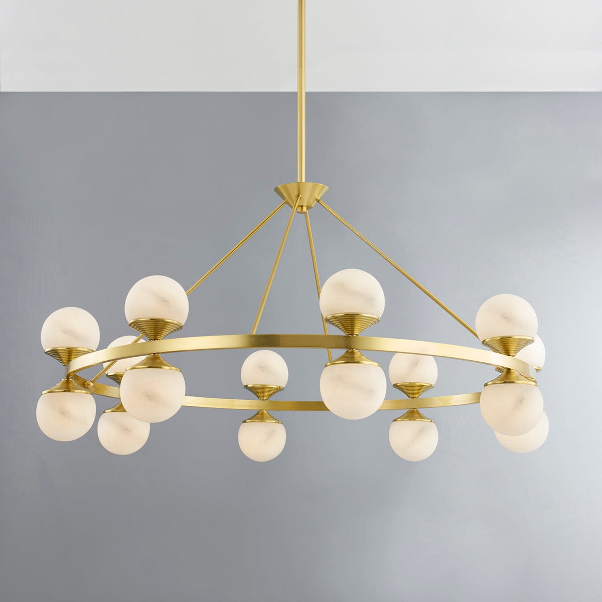 Hudson Valley Grafton Chandelier Lighting hudson-valley-5359-AGB