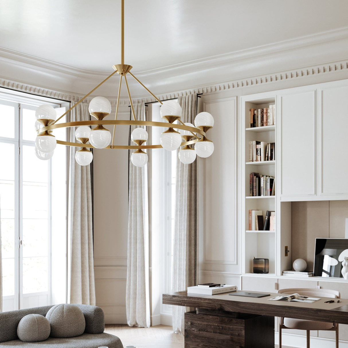 Hudson Valley Grafton Chandelier Lighting hudson-valley-5359-AGB