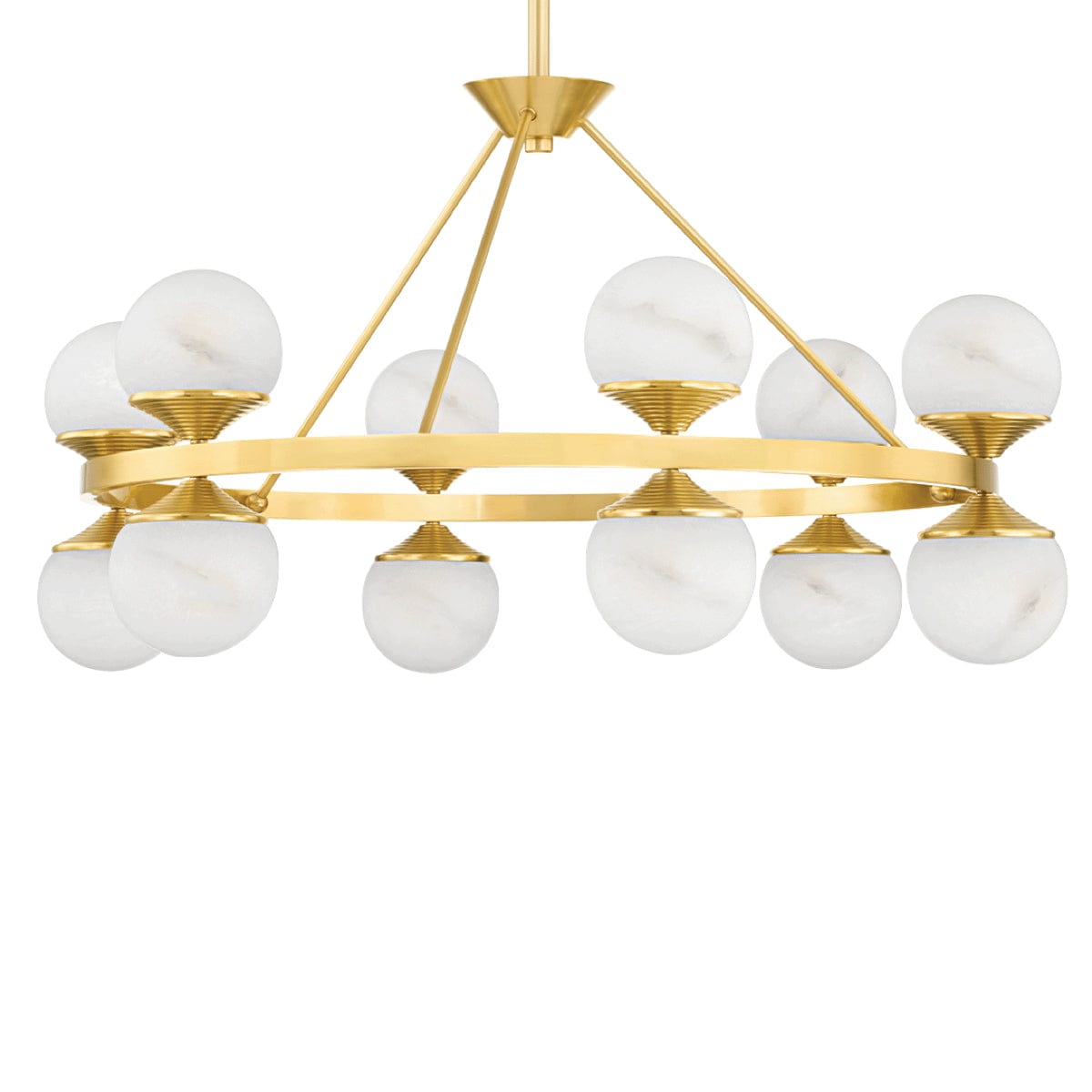 Hudson Valley Grafton Chandelier Lighting hudson-valley-5359-AGB