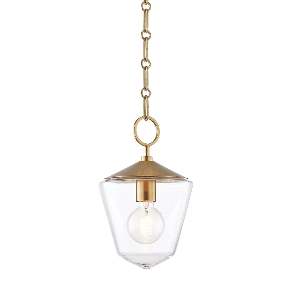 Hudson Valley Greene Pendant - Aged Brass Lighting