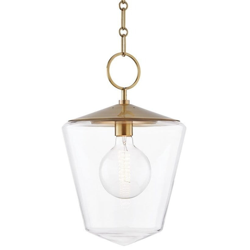 Hudson Valley Greene Pendant - Aged Brass Lighting
