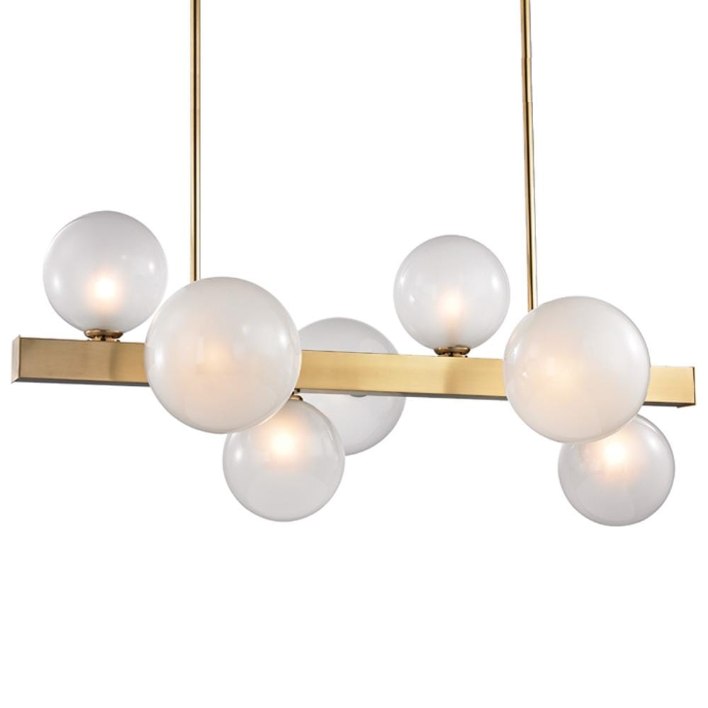 Hudson Valley Hinsdale Chandelier Lighting Hudson-Valley-8717-AGB 00806134782764